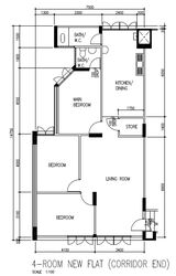 Blk 107 Yishun Ring Road (Yishun), HDB 4 Rooms #302844391